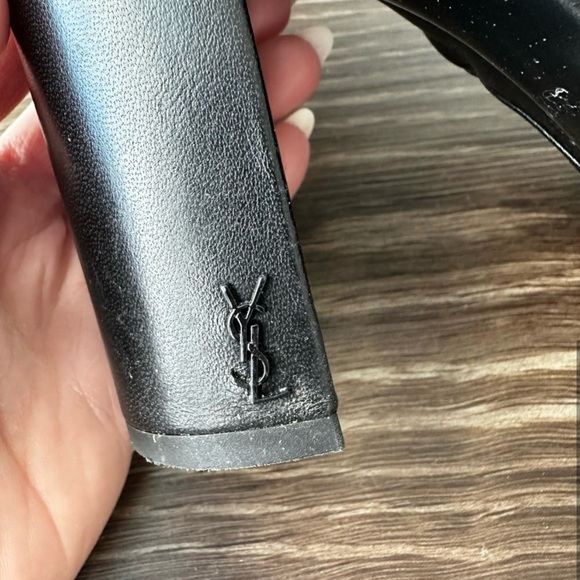 Authentic Saint Laurent Leather Booties - Picture 2 of 5